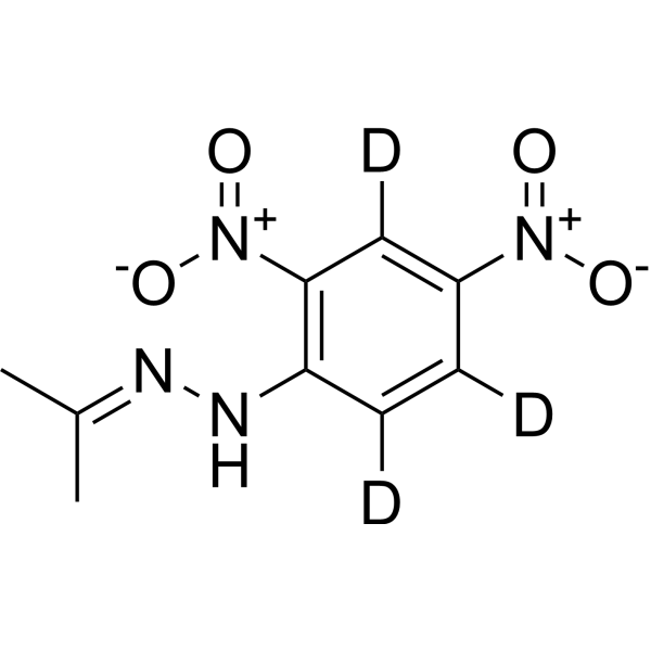 Acetone 2,4-dinitrophenylhydrazone-d3 259824-57-2